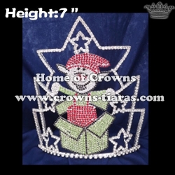 Lucky Happy Elf Christmas Pageant Crowns