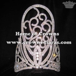 8in Height Wholesale Stock Pageant Queen Crowns