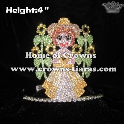 Wholesale Crystal Sunflower Princess Crowns