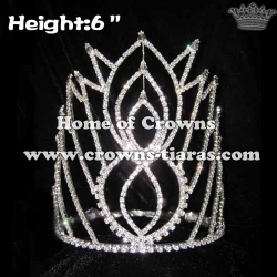 6inch Rhinestone Pageant Queen Crowns