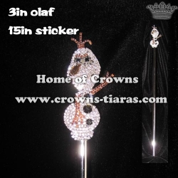 Frozen Olaf Crystal Pageant Scepters