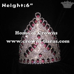 Wholesale Pageant Queen Crowns With Pink Diamonds
