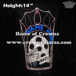 14in Big Tall Hollywood Movie Star Custom Crystal Crowns