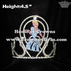 Gorgeous Cinderella Crystal Crowns For Pageant
