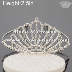 Princess Pageant Crowns With Dangle Rhinestones