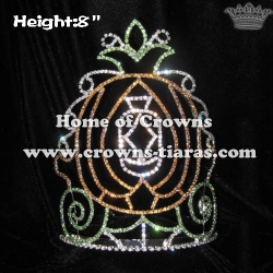 Wholesale 8inch Height Pumpkin Crowns