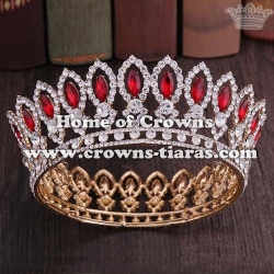 Crystal Full Round Stock Pageant Crowns