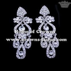Crystal Wedding Princess Earrings