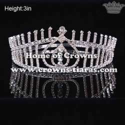 Clear Rhinestone Miss HongKong Pageant Crowns