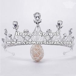 Unique Crystal Red Diamond Crowns