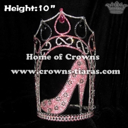 10inch High Heel Shoe Pageant Crowns