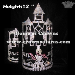 12inch Cinderella Castle Crystal Pageant Crowns