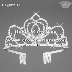 Clear Crystal Rhinestone Pageant Smart Crowns