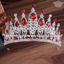 Wholesale Alloy Wedding Tiaras With Blue Diamonds