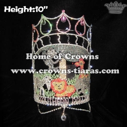 Jungle Animal Light Up Pageant Crowns With Dangles