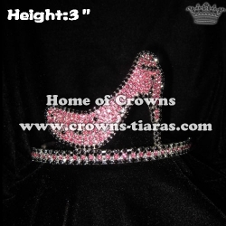 3inch High Heel Crystal Rhinestone Crowns