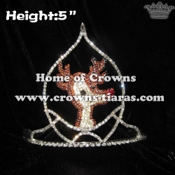 Crystal Moose Christmas Crowns For Christmas Festival