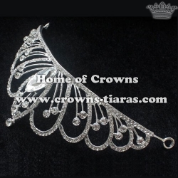 Crystal Bridal Tiaras With Big Diamonds