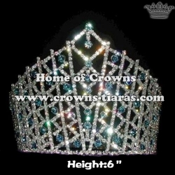 6inch Wholesale Crystal Queen Crowns