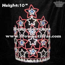 Star Pageant Crowns With Adjustable Band