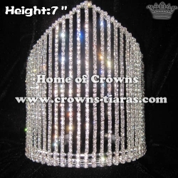 7inch Wholesale Queen Rhinestone Crowns