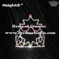 5inch Height Crystal Sun Summer Crowns