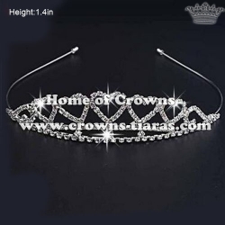 Rhinestone Heart Shaped Baby Tiaras