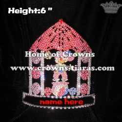 Custom Crystal Circus Clown Pageant Crowns