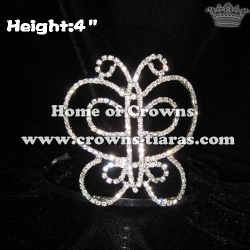 4in Beauty Butterfly Pageant Crowns And Tiaras