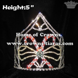 Wholesale 5inch Candy Cane Pageant Crowns
