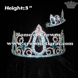 3inch Blue Diamond Pageant Crowns