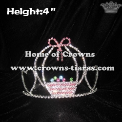 Heart Shaped Basket Gift Easter Pageant Crowns
