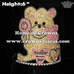 6inch Height Teddy Bear Cupcake Crowns