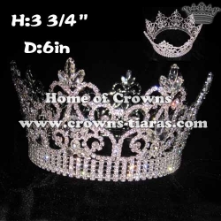 Unique Crystal Full Round Queen Crowns