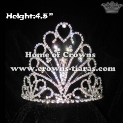 4.5inch Hot Selling Rhinestone Pageant Crowns