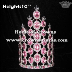 10inch Pink Diamond Pageant Crowns