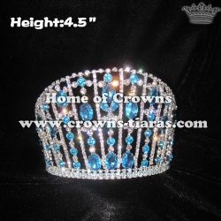 Big Blue Diamond Queen Crowns Pageant Crowns