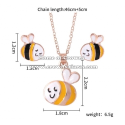 Crystal Children Bees Children Necklace Sets