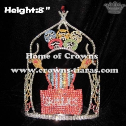 Sweety Candy Custom Crystal Pageant Crowns