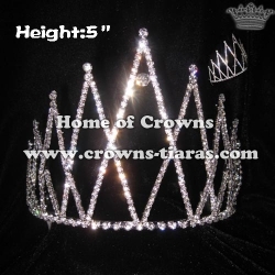 5inch Rhinestone Pageant Crowns