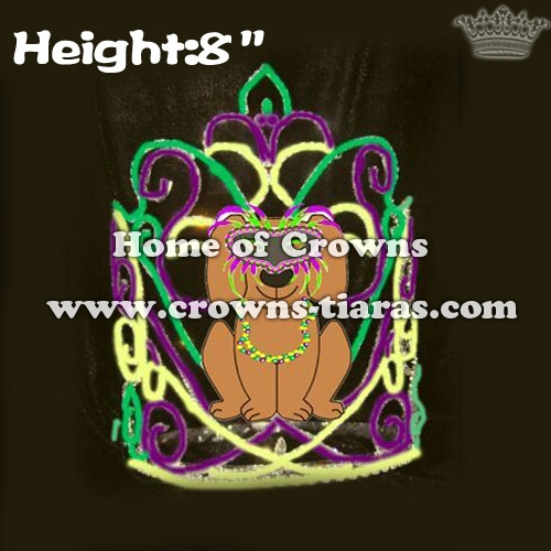 Mardi Gras Pageant Crowns With Mask Dog China Mardi Gras Pageant