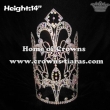 14in Height Large Tall Pageant Crystal Crowns With AB Diamonds