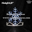 Wholesale 5inch Height Snowflake Crowns--Blue color