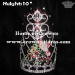 10in Height Crystal Christmas Tree Pageant Crowns
