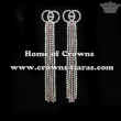 Crystal Long Rhinestone Bridal Earrings