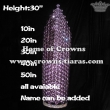 30in Height Wholesale Large Pageant Diamonds Crowns