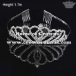 Heart Shaped Crystal Dancing Party Tiaras