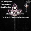 Purple Diamond Crystal Scepter