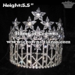 Beauty Big Clear Diamonds Pageant Crowns