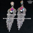 Fashion Rhinestone Diamond Wedding Earrings